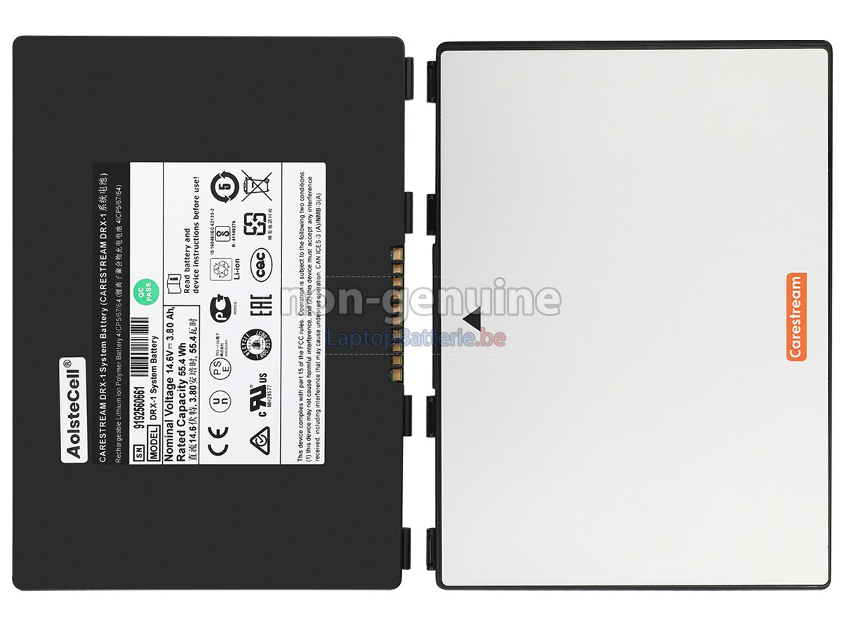 Batterie de remplacement Carestream P/N8G5132