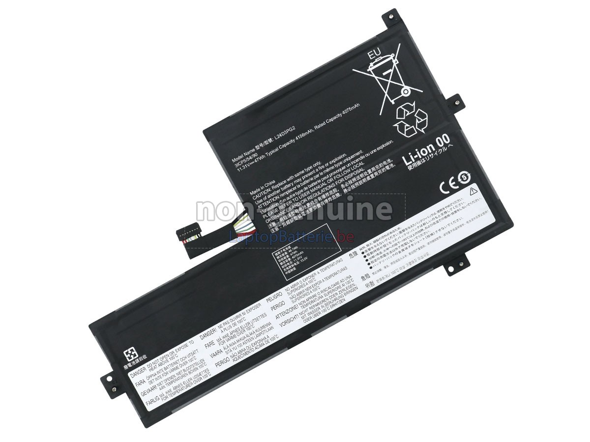 Batterie de remplacement Lenovo L24X3PG2