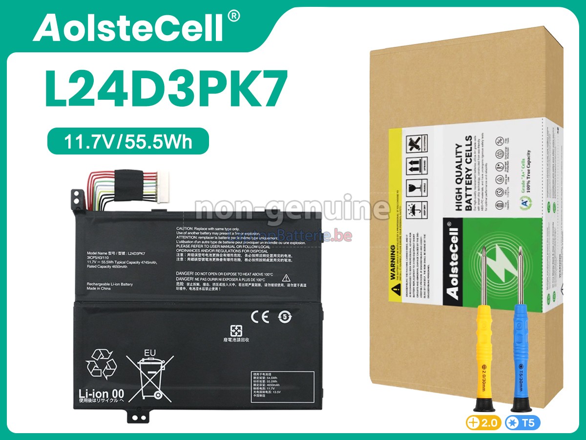 Batterie de remplacement Lenovo L24B3PK7