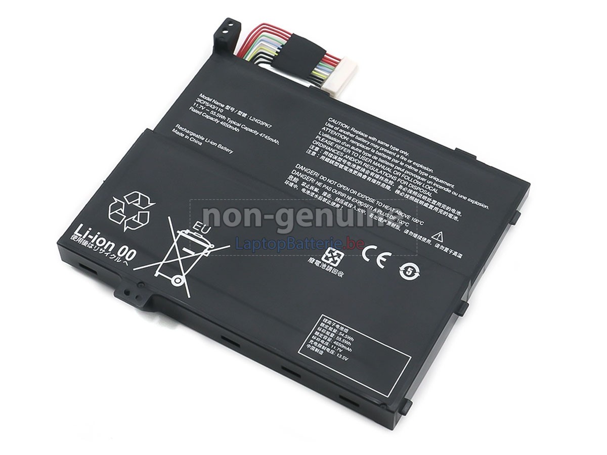 Batterie de remplacement Lenovo L24B3PK7