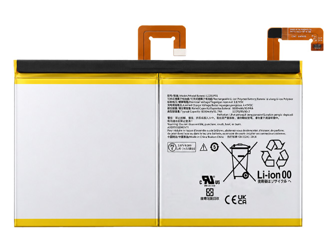 Batterie Lenovo Tab P11 Pro (2nd Gen) TB132FU-ZAB50309JP