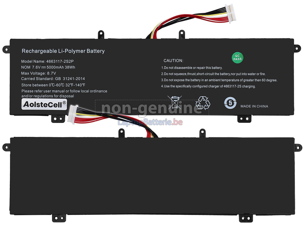 Batterie de remplacement XIDU PhilBook Y13 XN133A
